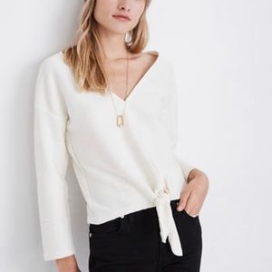 Madewell Front Tie Shirt